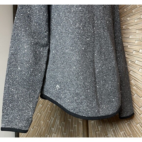 ivivva by lululemon Girls Hoodie Sweatshirt Jacket Sz 14 Fleece Zipper Black - Picture 5 of 14